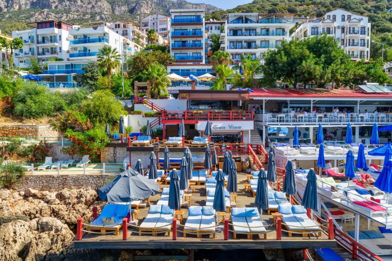 Sea View Hotel Kas Bagian luar foto