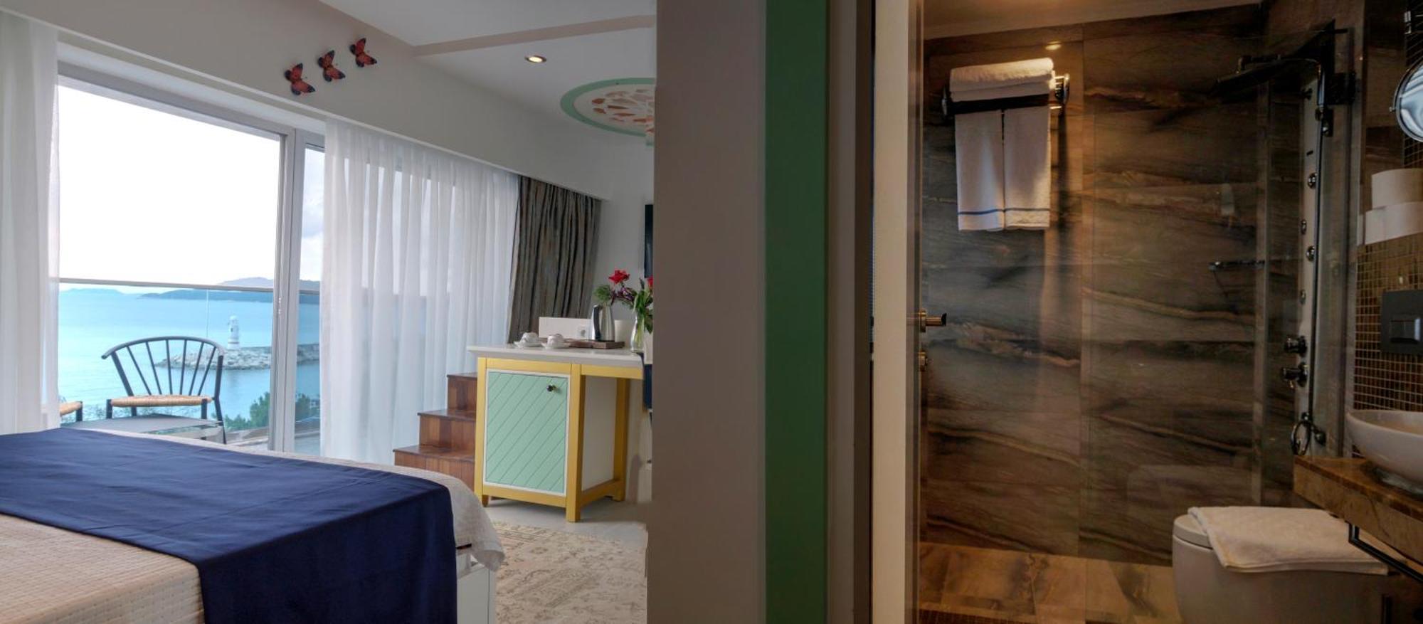 Sea View Hotel Kas Bagian luar foto