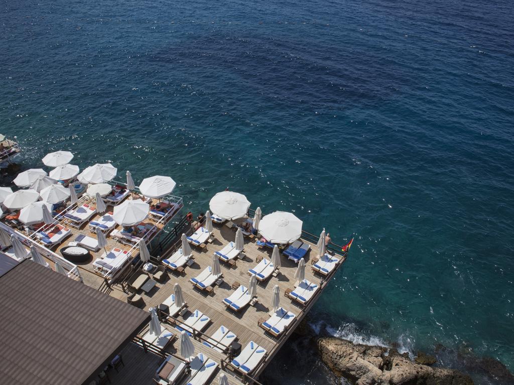 Sea View Hotel Kas Bagian luar foto
