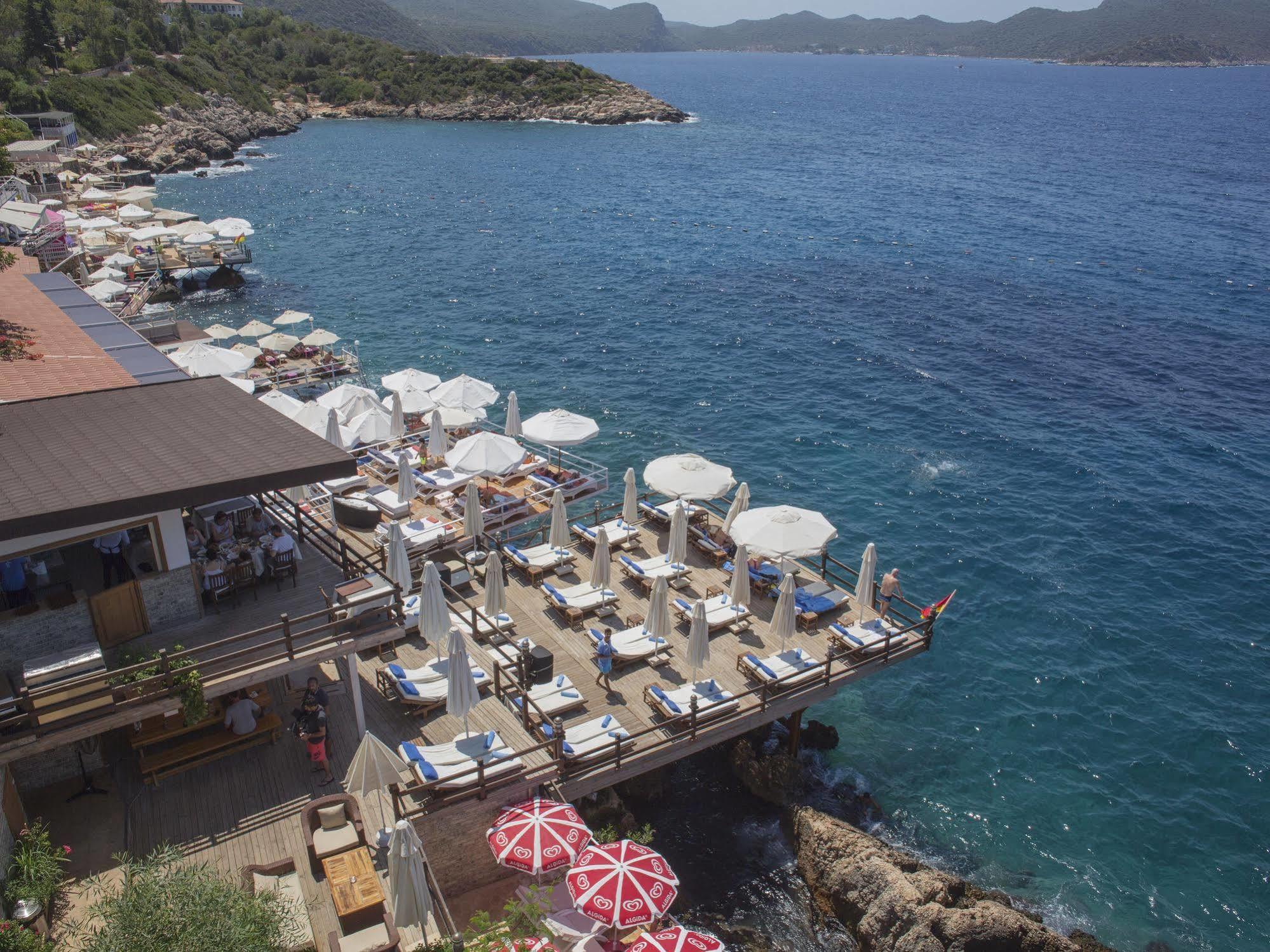 Sea View Hotel Kas Bagian luar foto