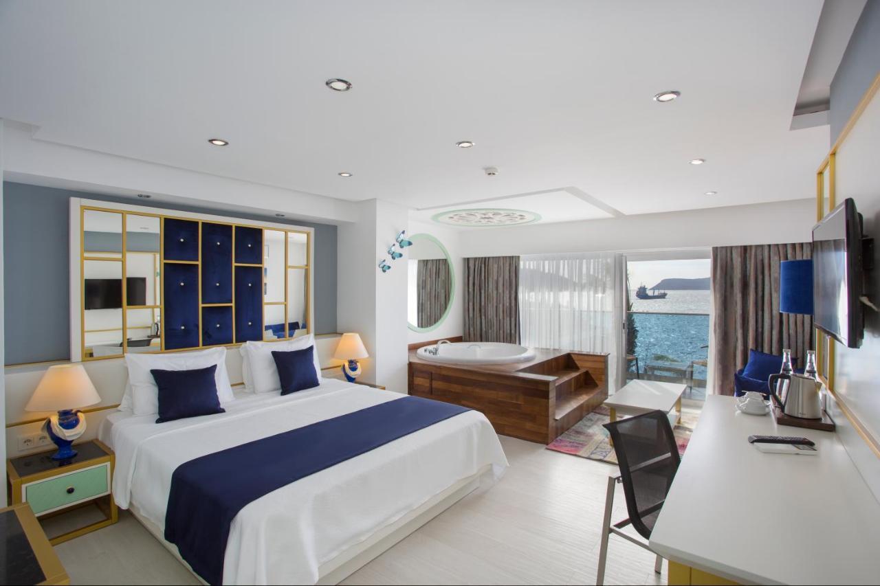 Sea View Hotel Kas Bagian luar foto